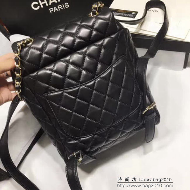 香奈兒CHANEL 中號91121Backpack全羊皮製作雙肩背包 DSC1313
